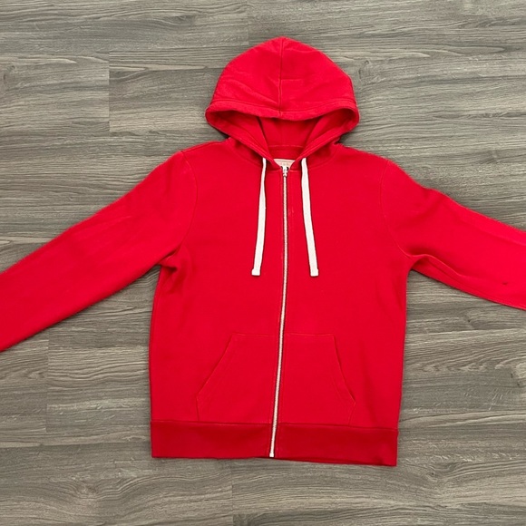 Other - Red Zip-Up Hoodie